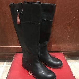 Black Faded Glory riding boots.